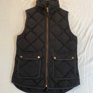 Cute black j crew vest